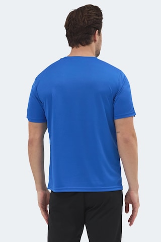 Slazenger Rewınd Erkek Saks Mavi Tişört Saks Mavi