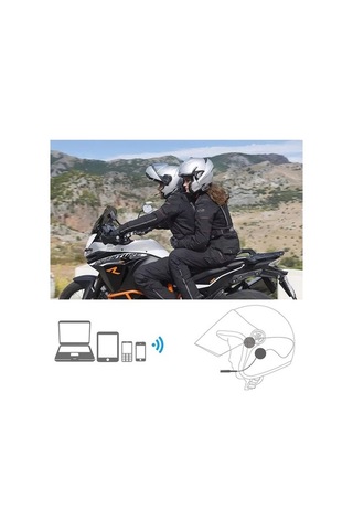 Novahub Motosiklet Kulaklıklar Kulaklık Kask Edr Bluetooth 5.0 + Sj
