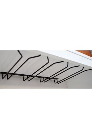 Siyah 4 Bölmeli V Bardaklık Kadehlik