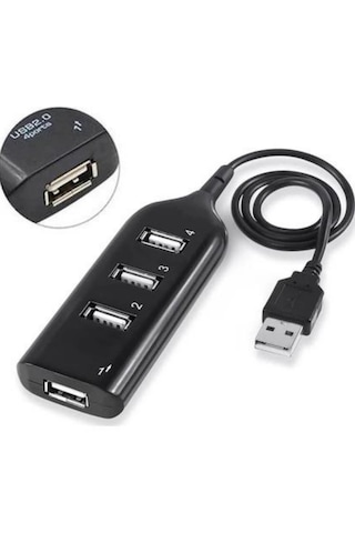 4 Port Usb Çoğaltıcı Çoklayıcı Hub Usb 2.0 Çoklama Pc Laptop