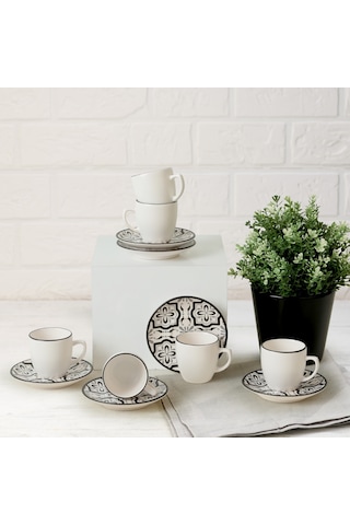 Keramika Aspen Kahve Fincan Takımı 12 Parça 6 Kişilik - 19985