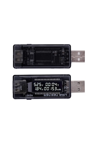 USB Voltmetre - Ampermetre OLED Ekran Şarj Kapasite Test Cihazı