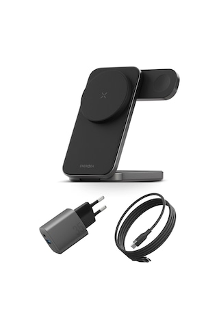 Essential Kit Gan 35w Adaptör 3in1 Kablosuz Şarj Standı Ve 100w Type-c To Type-c Kablolu Set
