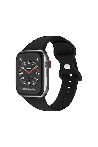 Apple Uyumlu iPhone Watch Ultra 2 9 10 Silikon Kordon Kayış S m Beden 38 40 41mm