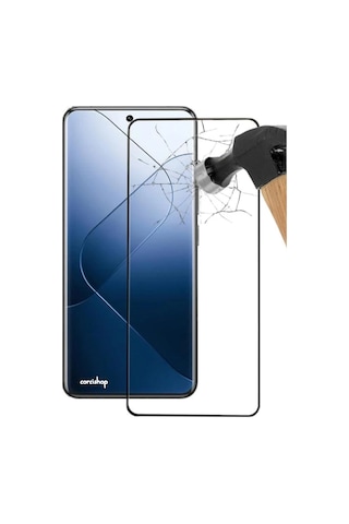 Xiaomi Redmi Note 14 Pro Kavisli Edge Ekran Koruyucu Temperli Kırılmaz Cam Parmak Izi Okur