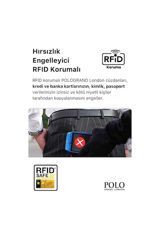 Orijinal Otomatik Mekanizmalı Kutulu Rfid Korumalı Hırsızlık Engelleyici Para & Kartlıklı Cüzdan siyah