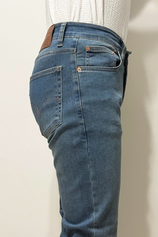 Hacker Denim Dmctekstil Erkek Yeşil 1020 Yüksek Bel Rahat Kesim Boru Paça Jean Pantolon
