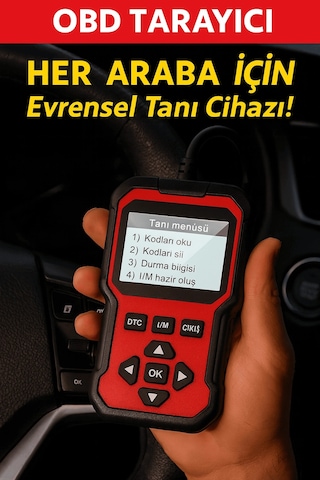 Dailytech 2025 Yeni Nesil Obd2 Arıza Tespit Cihazı Canlı Veri Hata Kodu Okuma & Silme Tüm Obd2 Araçl