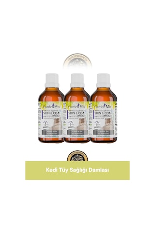 Garden Mix Kedi Tüy Sağlığı Damlası 3x50 Ml
