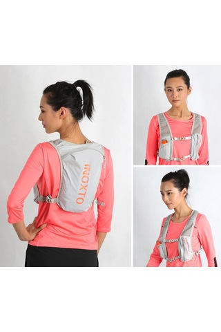 Dianziye Yürüyüş Ve Bisiklet İçin Nefes Alabilen 1.5 Litre Su Torbasıyla Çok Amaçlı Sırt Çantası - Siyah Ve Mavi Çok Renkli