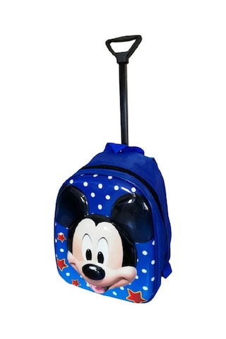 Bullt Anaokulu Çantası Çekçekli 3-7 Yaş Mavi Mickey Gn011