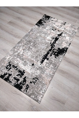 Yamalı Home Gloria 3507 Gri Siyah Modern Halı 80X150 Cm
