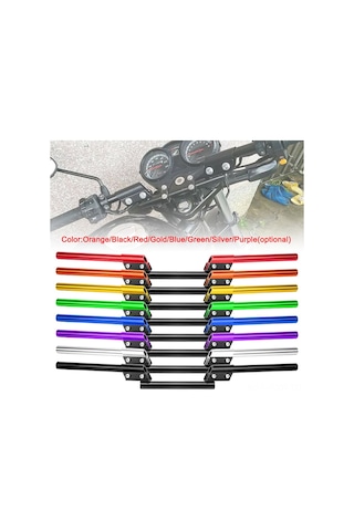 Symbee 7/8'' 22mm Ayarlanabilir Çıkarılabilir Motosiklet Gidonu - Hafif Alüminyum, Dayanıklı Ve Modifiye Uyumlu