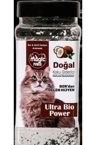 Magic Power Kedi Kumu Koku Giderici Bor+ Aktif Karbon 175 Gr