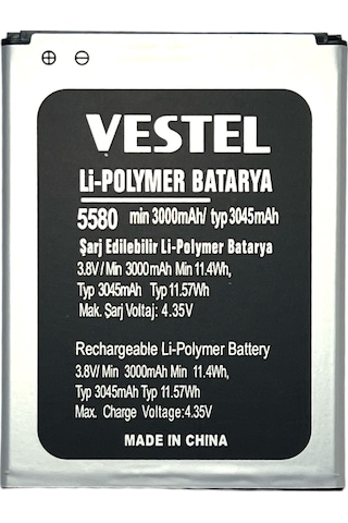 Vestel Venüs 5580 Uyumlu Batarya
