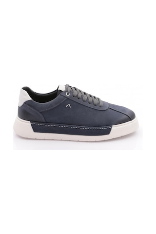 Dgn E58 Erkek Sneakers Ayakkabi Mavi Nubuk