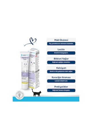 Onevet Kedi Maltı 100 Gr Tüy Yumağı Önleyici Malt Macunu