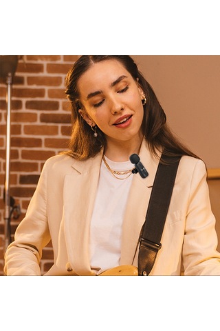 Youtek M3 Kablosuz Kolluk Mikrofonu: Akıllı Telefon Canlı Yayın Ses Alıcı, Gürültü Engelleme Fonksiyonu, 20m Uzaklıkta Veri Aktarımı