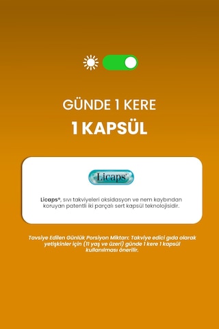 Erbatab Zerdeçal Eki Takviye Edici Gıda 30 Kapsül