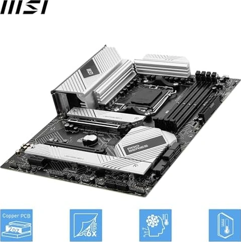 Msı Pro B650-a Wıfı Am5 Ddr5 7600mhz Oc Hdmı Dp 3x M.2 Usb 20 Gbps 2.5g Lan Wı-fı 6e Atx