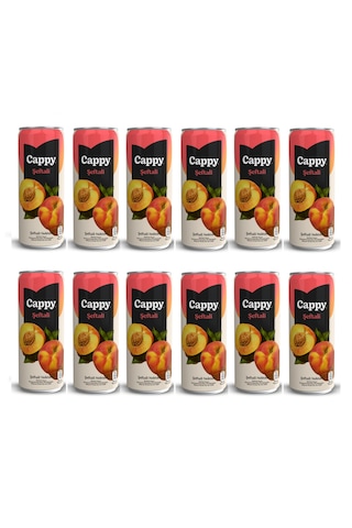 Cappy Şeftali Nektarı 330 Ml X 12 Adet