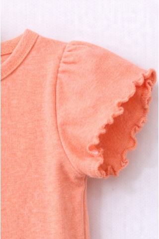 For My Baby Fitilli Kumaş 2 Li Kız Bebek Takım Şortlu Yazlık Pembe3
