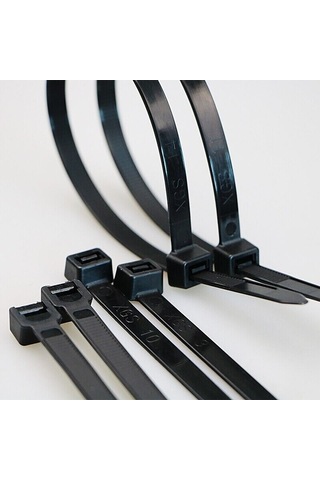 Kablo Bağı Plastik Cırt Kelepçe Siyah 3.6x300 mm 30 cm 100 Adet