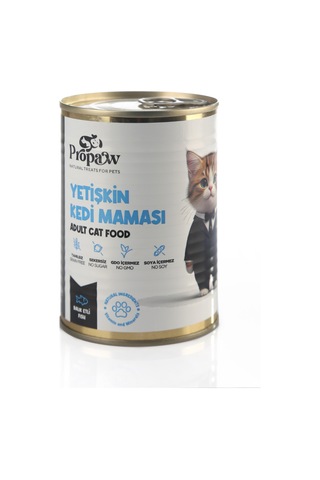 Propaw Balıklı Parça Etli Jöleli Premium Tahılsız Yetişkin Kedi Maması 415 G