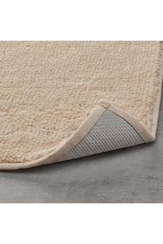 Kaydırmaz Banyo Paspası Açık Bej Renk MeridyenDukkan 60x120 cm Banyo Tekstili Bej