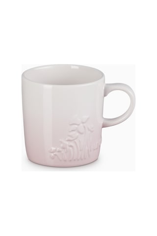 Le Creuset Jardin Çiçek Desenli Seramik Kupa Shell Pink