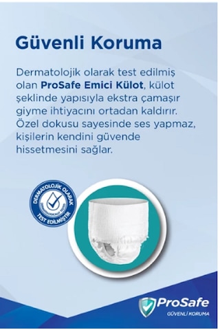 Prosafe Yetişkin Emici Külot 110 - 150 Cm Large 14 Lü
