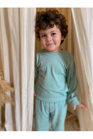 Kaşkorse Mevsimlik Pijama Takım Yeşil