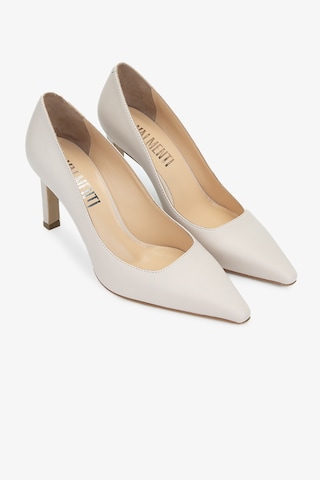 Valmenti Nuc Kadın Taş Hakiki Deri Topuklu Ayakkabı 613 27235 Bn Ayk Y24 Taş