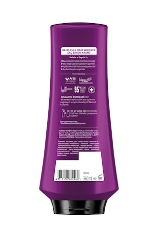 Gliss Full Hair Wonder Dökülme Karşıtı Saç Bakım Kremi 360 Mlx3 Adet set-hnkl-1515-753