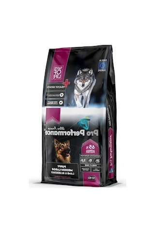 12 Kg Kuzulu Ve Yaban Mersinli Orta Büyük Irk Yavru Köpek Maması