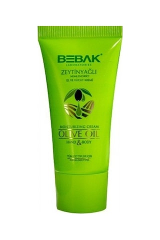 Bebak Zeytinyağlı El ve Vücut Nemlendirici Kremi Tüp 20 ML