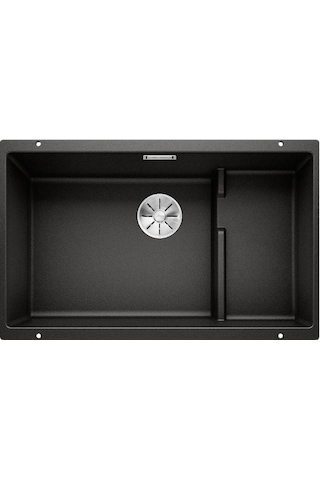 Blanco Sublıne 700 U Level Siyah Granit Eviye. 70CM. Sılgranıt Pu