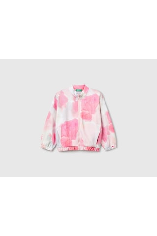 Benetton-bg Kız Bebek Batik Sweatshırt Pembe Pembe