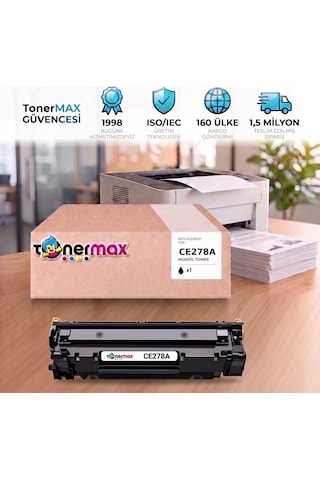 Hp Laserjet Pro M1536dnf Muadil Toner Çipli Ce278a 4'lü 2.100 Sayfa