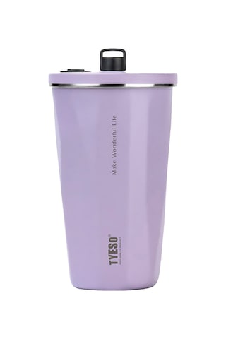 Tyeso Crush Tumbler Vakumlu Paslanmaz Çelik Termos 600 Ml Lila
