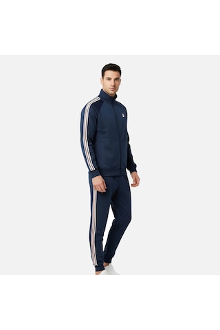 Lacivert Fila Erkek Günlük Eşofman Üstü Biella Taped Pique Track Jacket Fam1093.50004 Lacivert