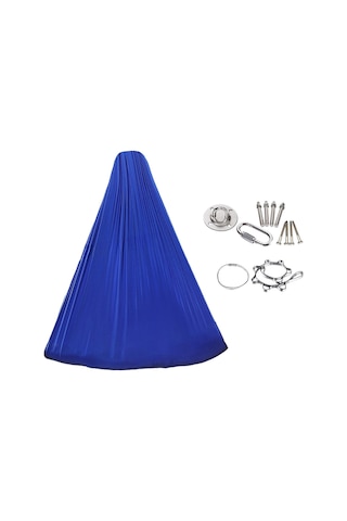 Suntek Çocuk Salıncak Hamak Balkon Için Anti Tip Sandalye Mavi