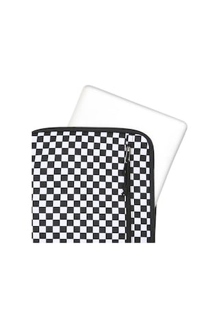Vans 13-15 İnch Bilgisayar Kılıfı Macbook Çantası Siyah Beyaz