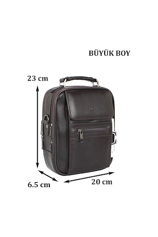 Kasalı Erkek El ve Omuz Çantası Büyük Boy Su Geçirmez Dış  Yüzey