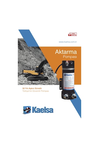 Kaelsa Mazot Aktarma Pompası 24V