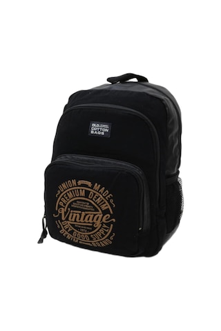 15mins Old Cotton Cargo 7184 Revilla Sırt Okul Günlük Seyahat 15 İnç Laptop Notebook Tablet Çantası Siyah Siyah 12 Gri