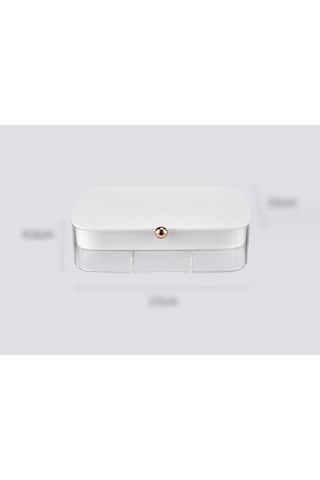 Yystore Mücevher Kutusu Düzenli Beyaz