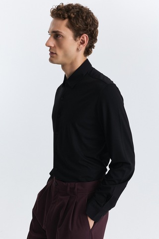 Antioch Comfort Slim Gömlek Siyah
