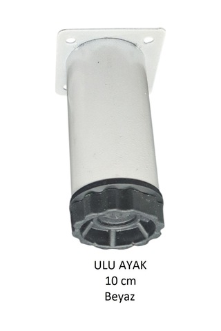 Ulu Ayak 10cm Vidalar Dahil Beyaz Beyaz