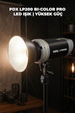 Pdx Lp-200 Bi-color Pro Led Işık Yüksek Güç Profesyonel Stüdyo
